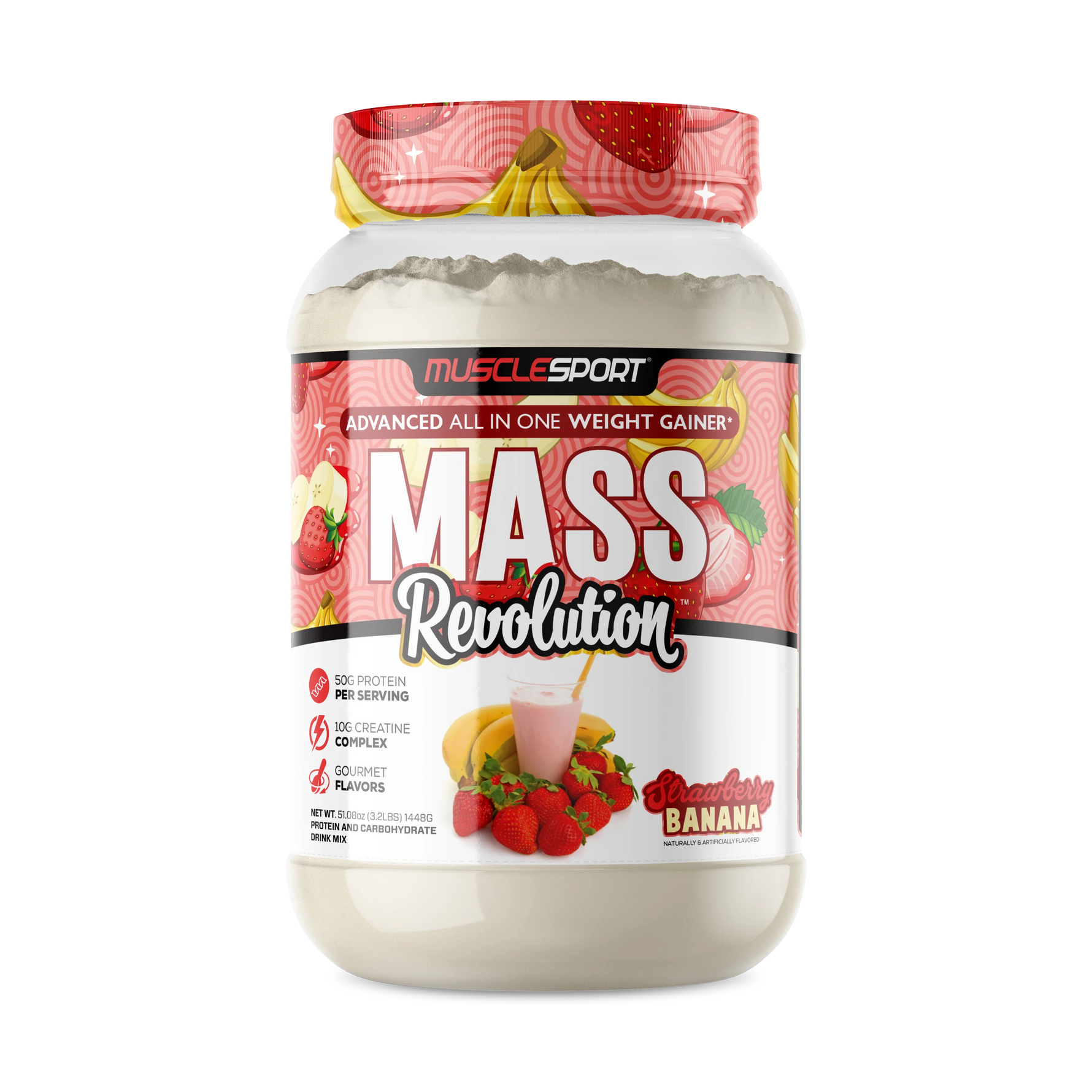 Musclesport Mass Revolution Mass Gainer Protein 2.72kg