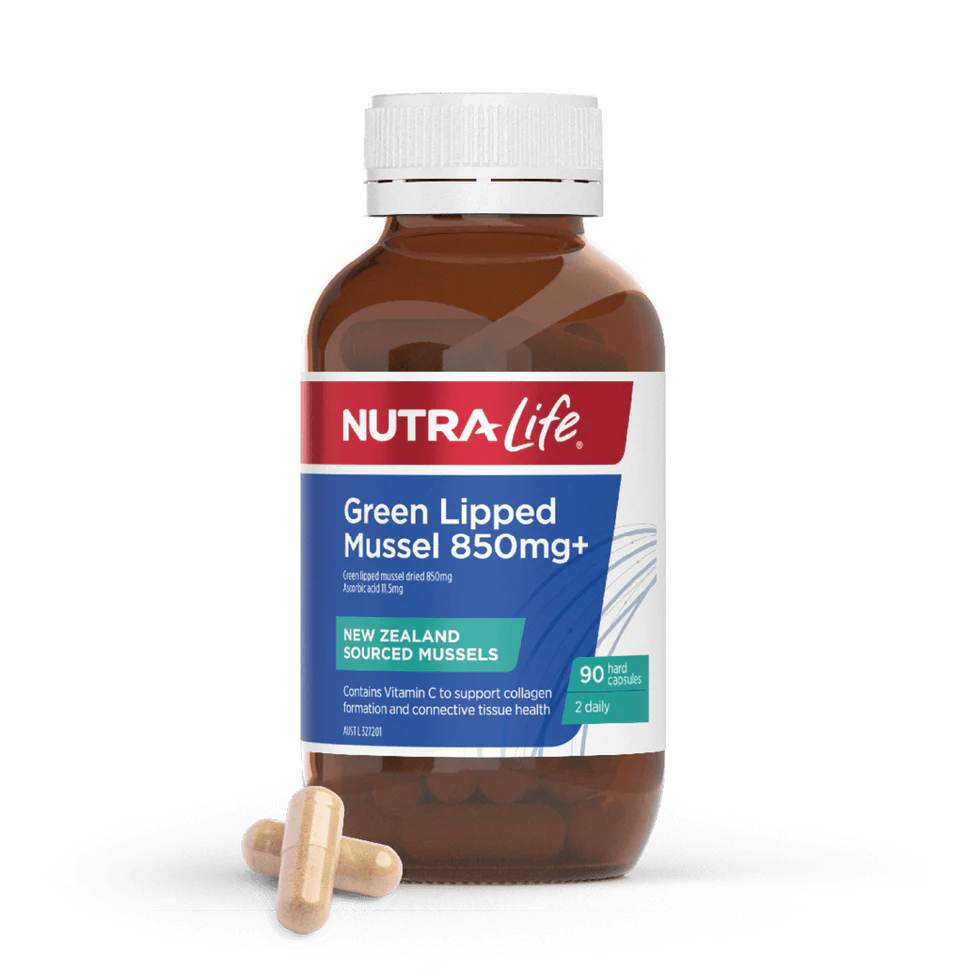 Nutra-Life Green Lipped Mussel 850mg + 90 Capsules