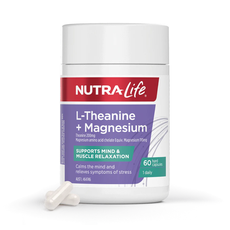 Nutra-Life L-Theanine + Magnesium 60 Capsules