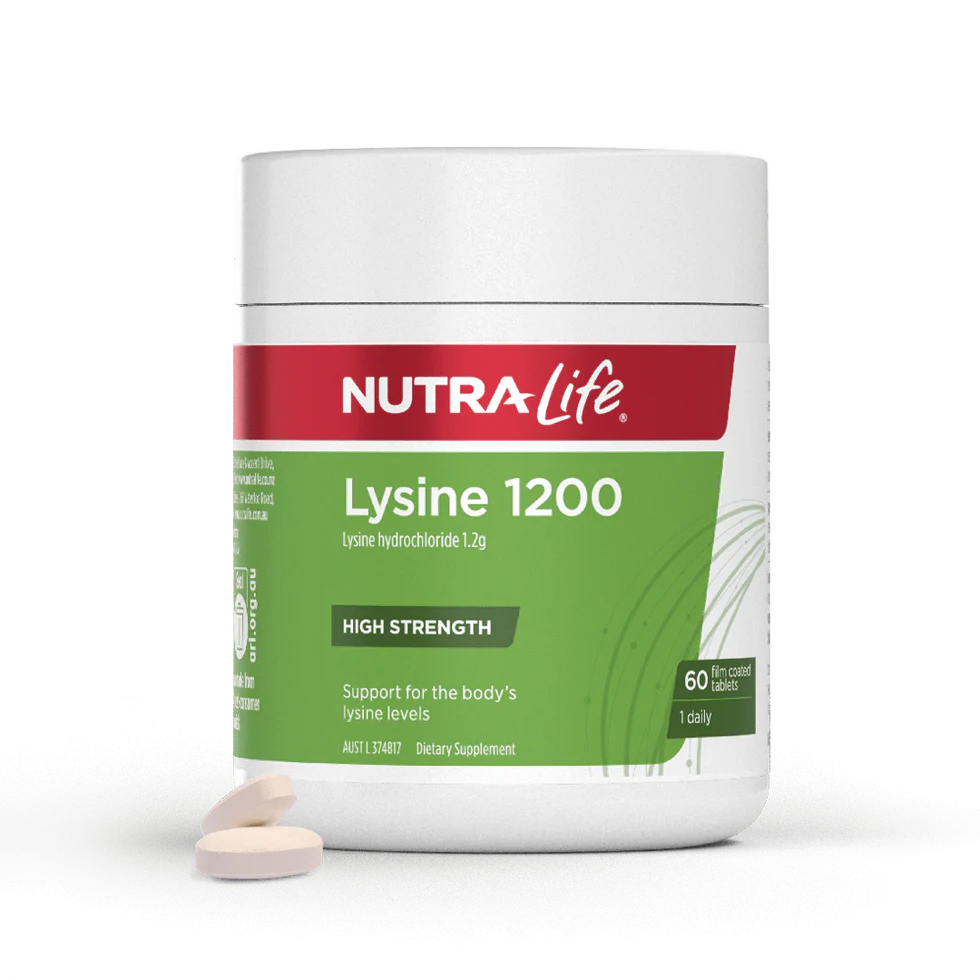 Nutra-Life Lysine 1200mg 60 Tablets