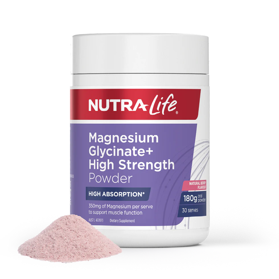 Nutra-Life Magnesium Glycinate Powder 180g
