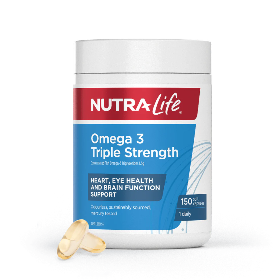 Nutra-Life Omega 3 Triple Strength 150 Capsules