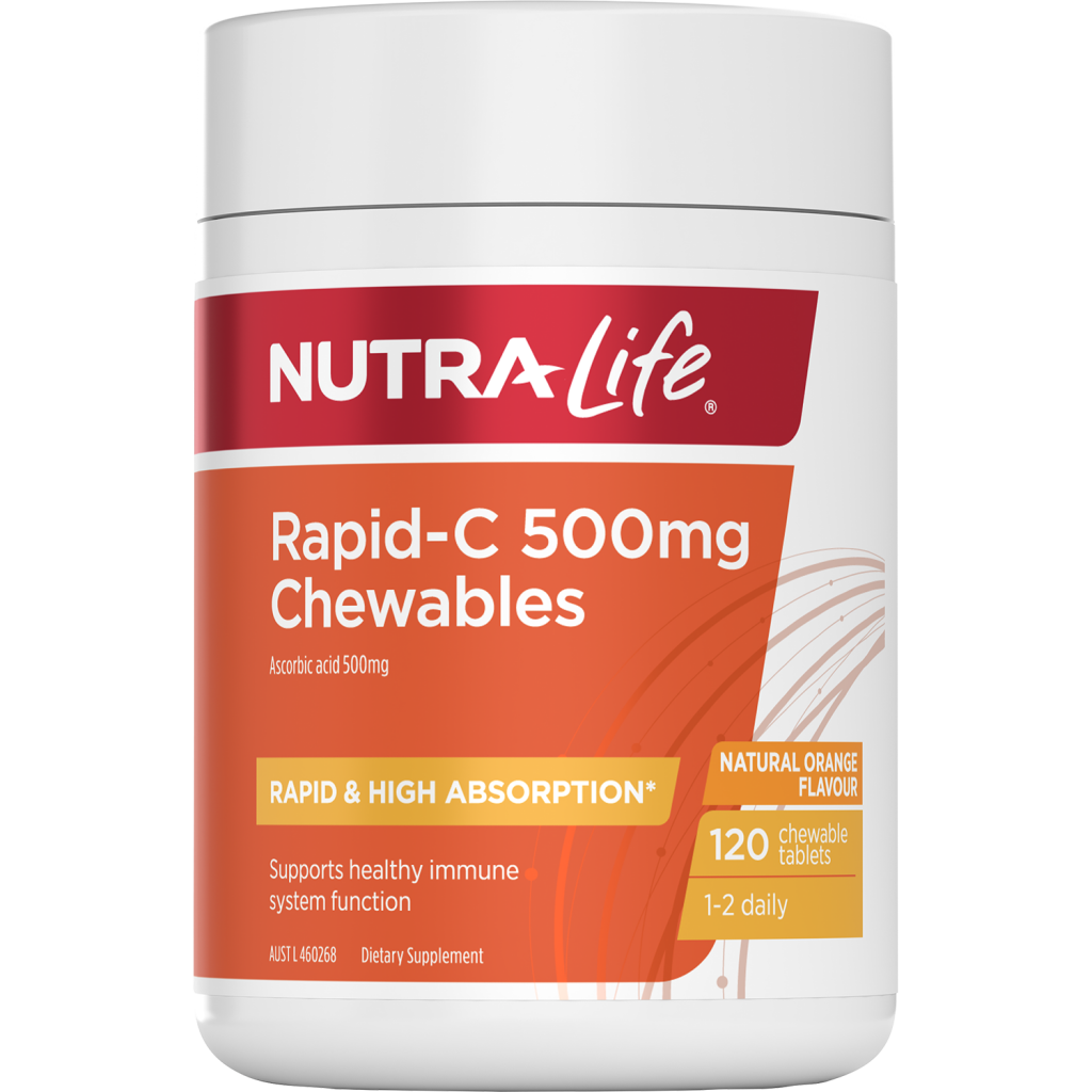 Nutra-Life Rapid-C 500mg Chew 120 Tablets