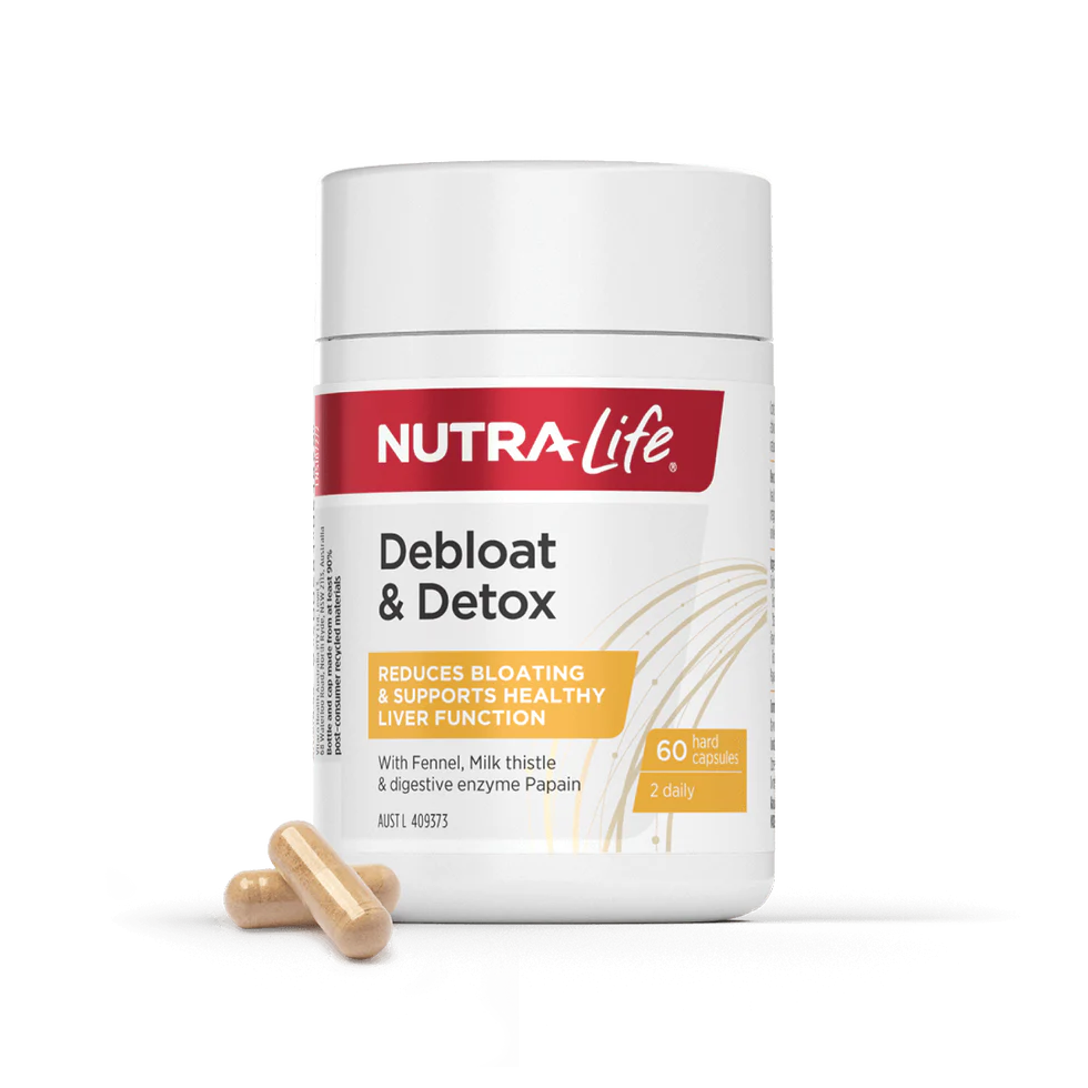 Nutra-Life Debloat & Detox 60 Capsules