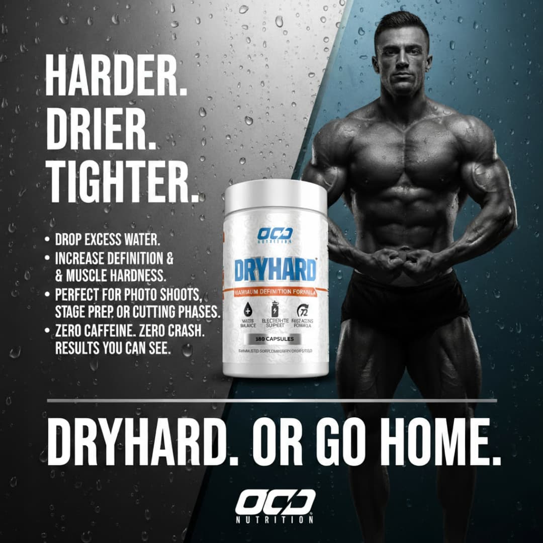 Ocd Dry Hard Maximum Definition Diuretic 120ct 30 Serves