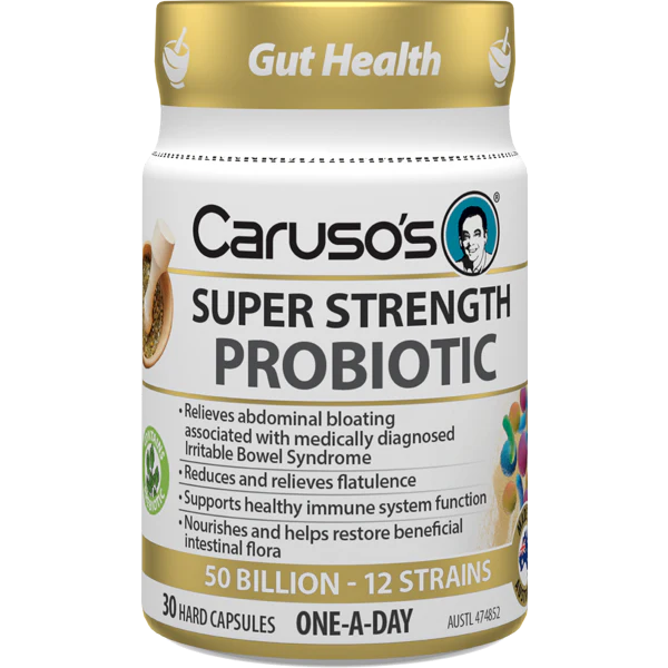 Carusos Super Strength Probiotic 30 Caps