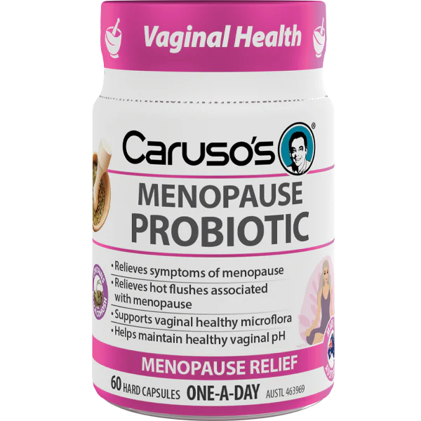 Carusos Menopause Probiotic 60 Caps