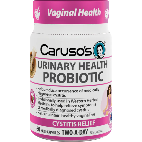Carusos Urinary Health Probiotic 60 Caps