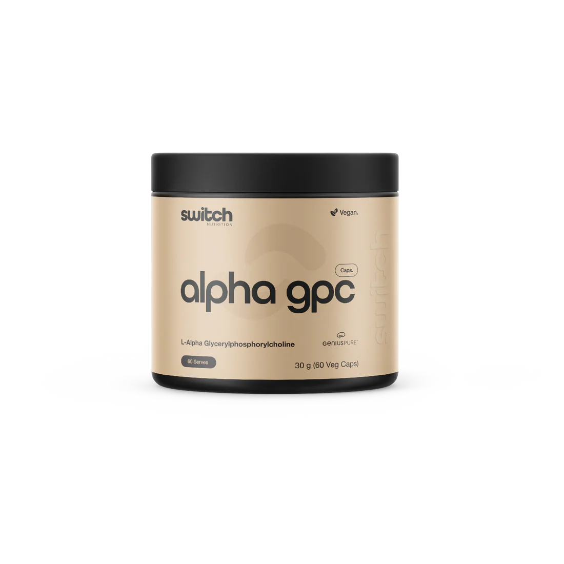 Switch Perform Alpha - Gpc 55% - Geniuspure 500mg Capsules 60 Caps