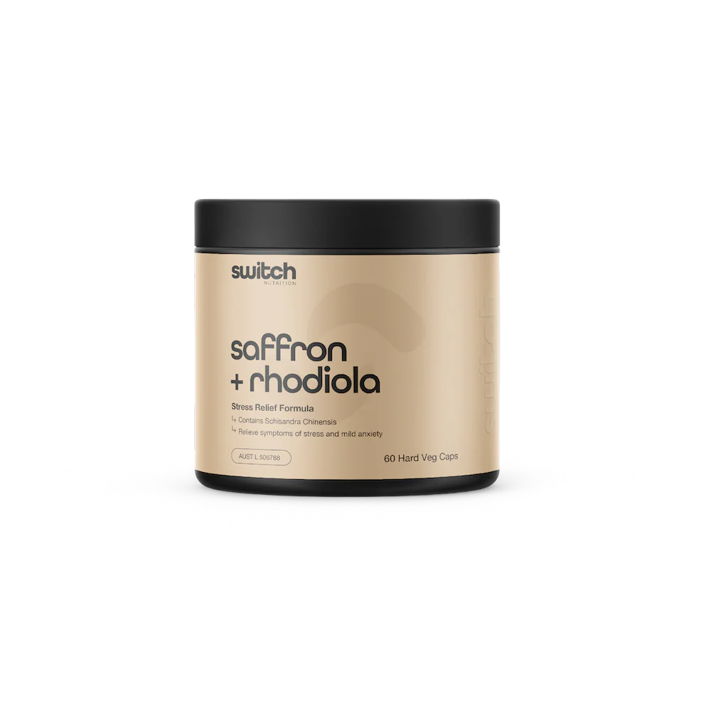 Switch Perform Saffron + Rhodiola (schisandra) - Austl 506788 Capsules 60 Caps