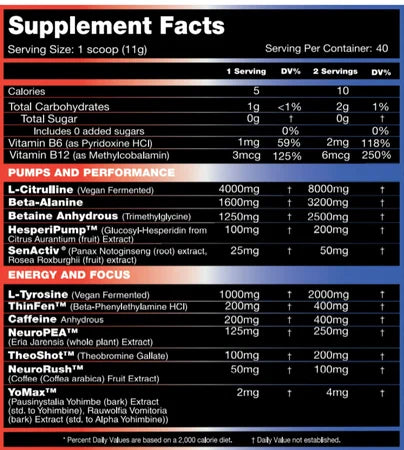 Performax Hyper Max Tropical Fruit Punch 440g