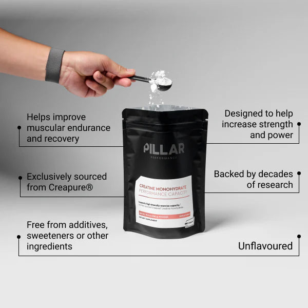 Pillar Creapure Creatine Monohydrate Creatine Unflavoured 300g