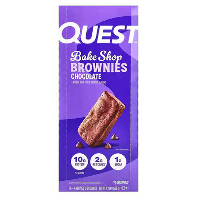 Quest Bakeshop Brownie Protein Brownie Chocolate Brownie 56g x10