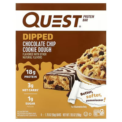 Quest Dipped Bars Protein Bar 50g x12