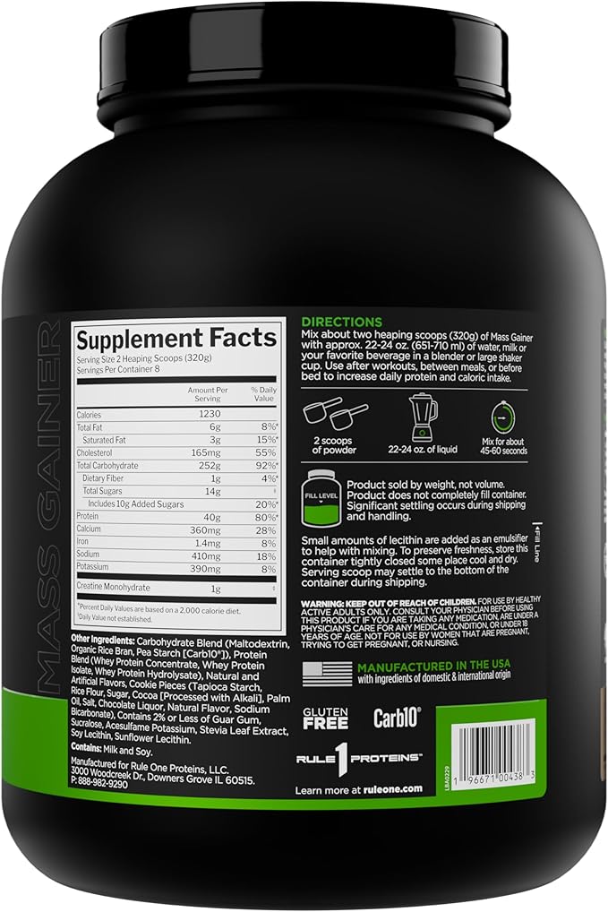 Rival Mass Gainer Protein 5.71lb