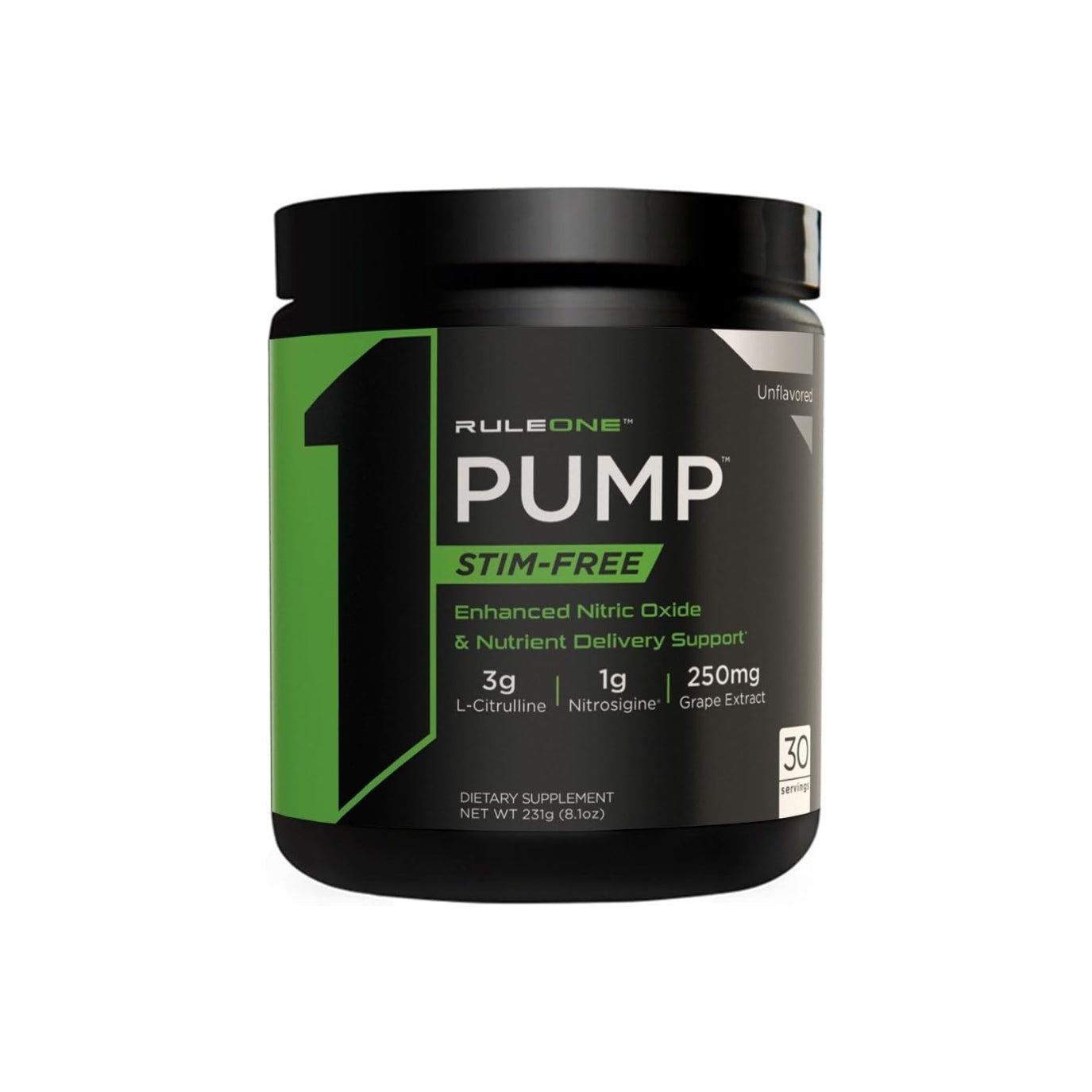 Rule One Pump 30s Unflavoured 231g
