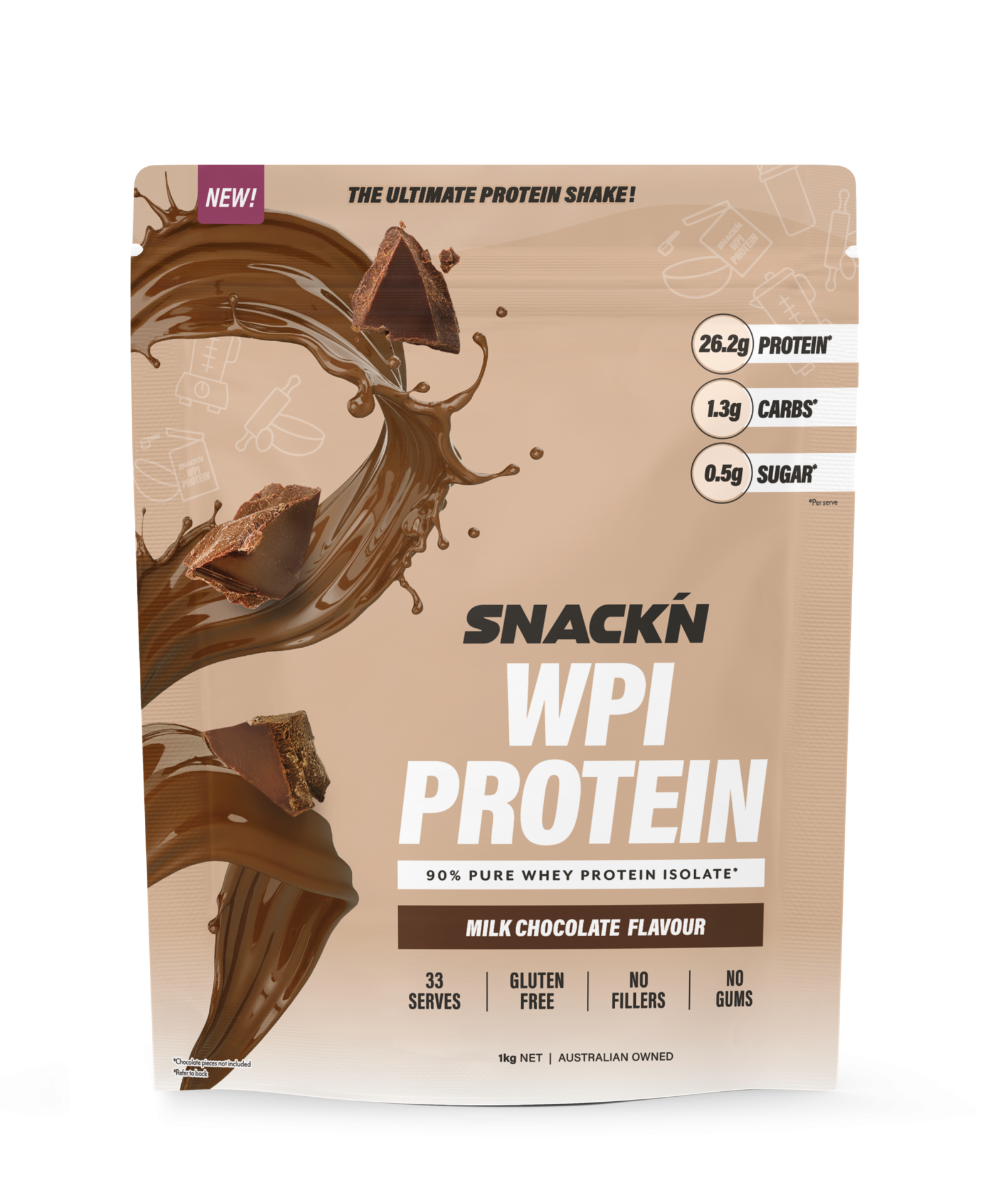 Snackn Wpi Protein 1kg