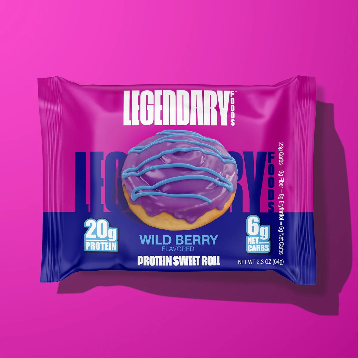 Legendary Protein Sweet Roll 67g Protein Sweet Roll 67g x8