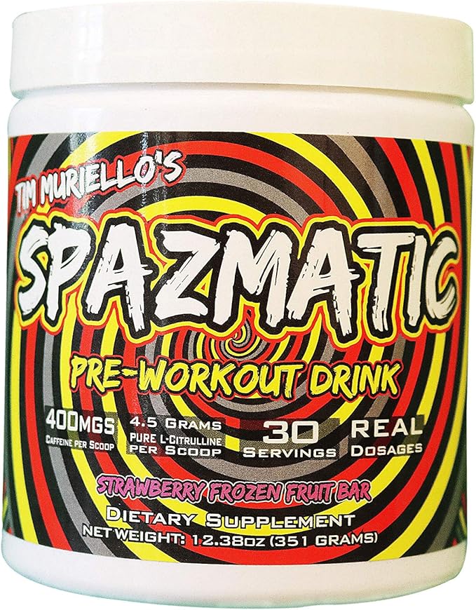 Spazmatic Tim Muriello Strawberry Frozen Fruitbar 30 Serves