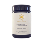 Superfeast Tremella mushroom extract supplement container on a white background