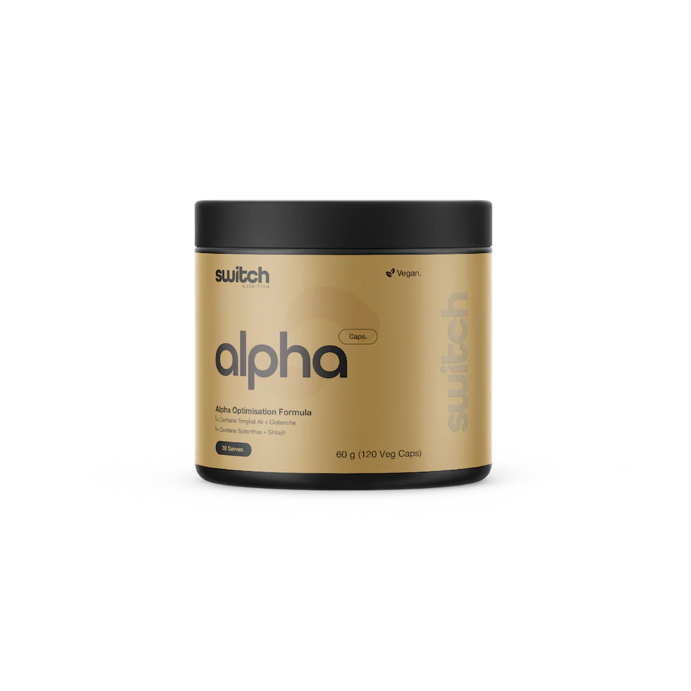 Switch Alpha - Test Support Formula Unflavoured 120 Caps