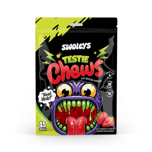 Swoleys Testie Chews Test Chew Sour Strawberry 45 Serves
