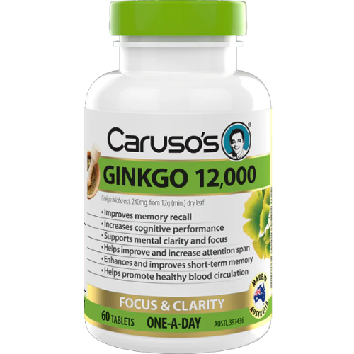 Carusos Ginkgo 6000 60 Tabs