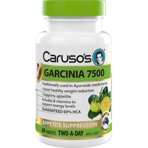 Carusos Garcinia 7500 60 Tabs