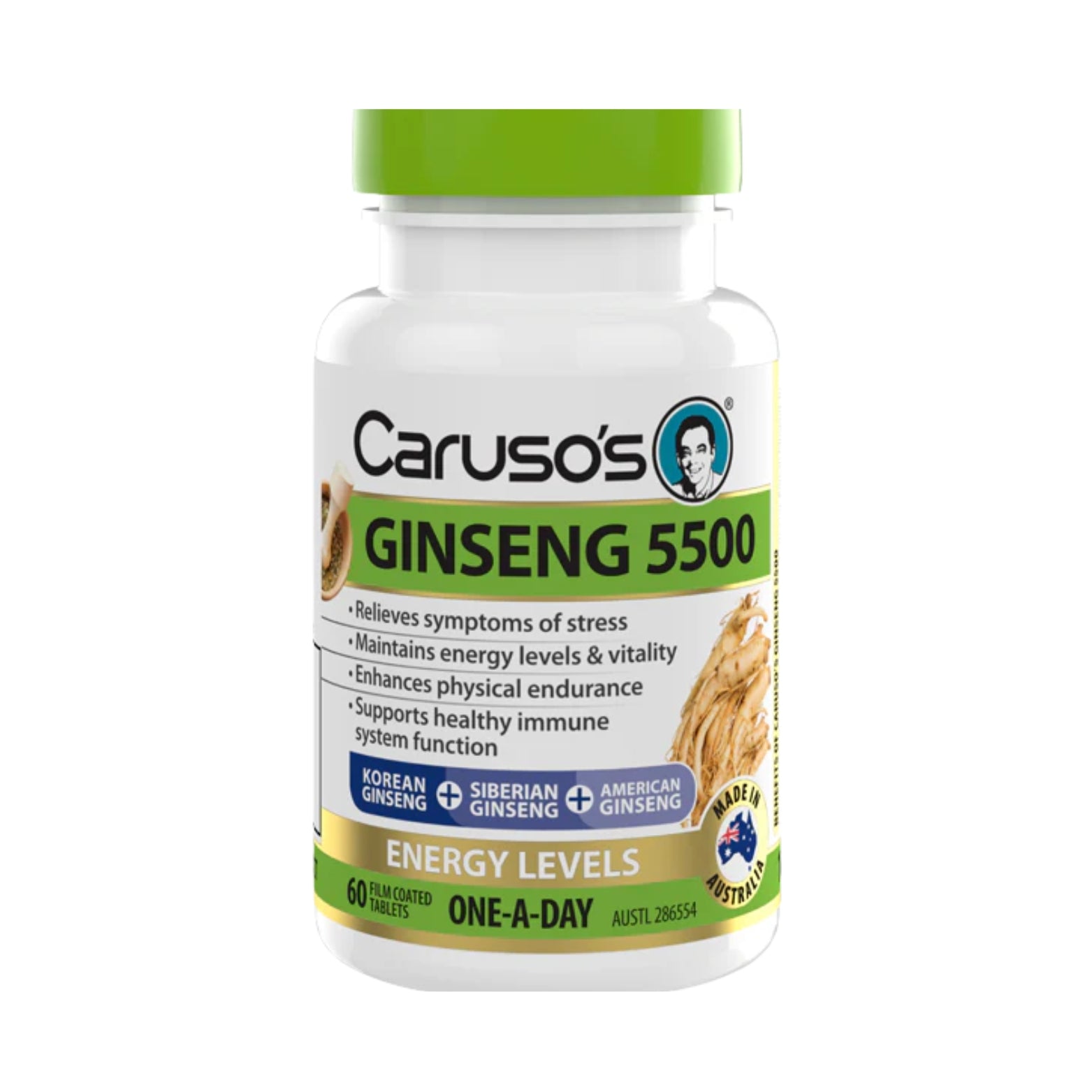 Carusos Ginseng 5500 60 Tabs