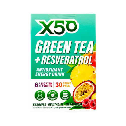X50 Green Tea Assorted 6 Flavour 30 Sachets