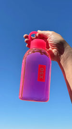 x50 Water Bottle Pink Lid 600ml
