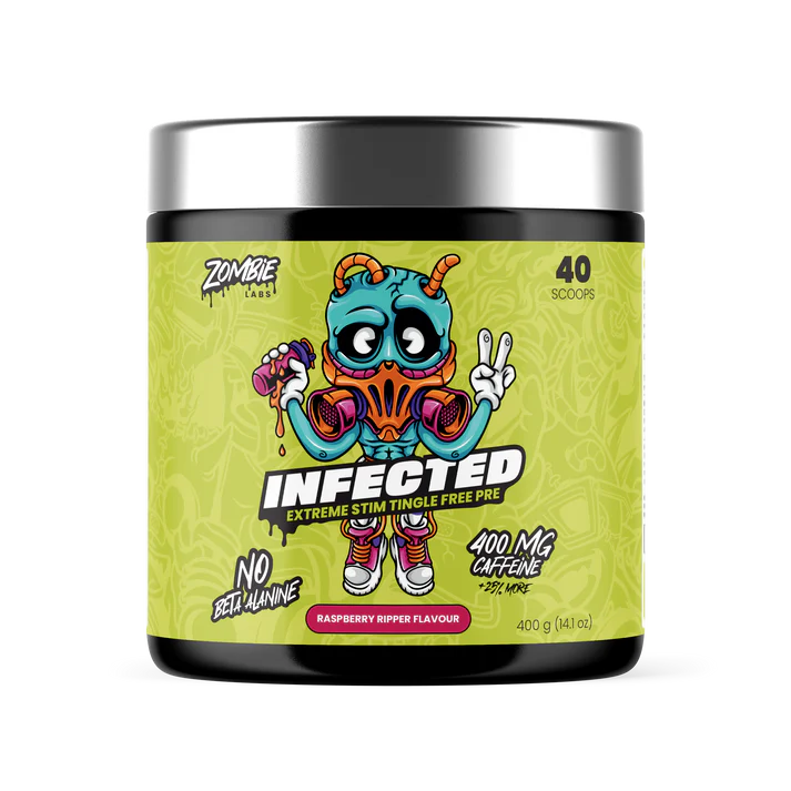 Zombie Infected - High Stimulant Tingle Free Nootropic Pre-Workout 400g