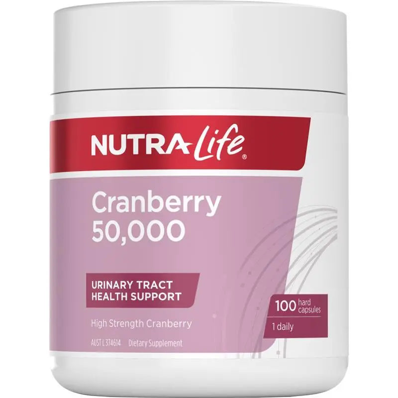 Nutra-Life Cranberry 50,000 100 Capsules