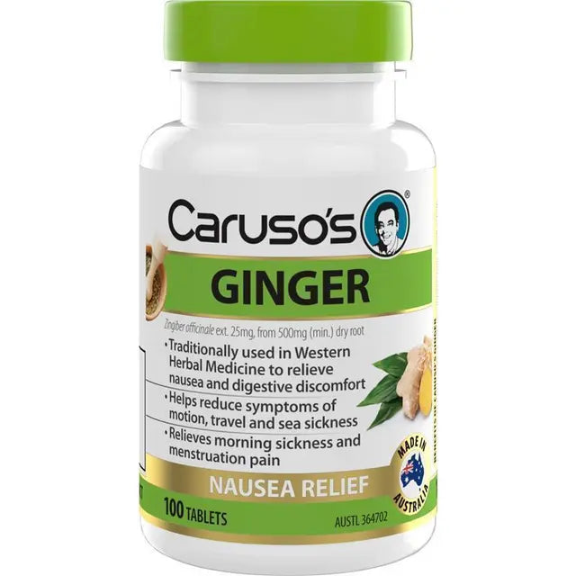 Carusos Ginger 100 Tabs