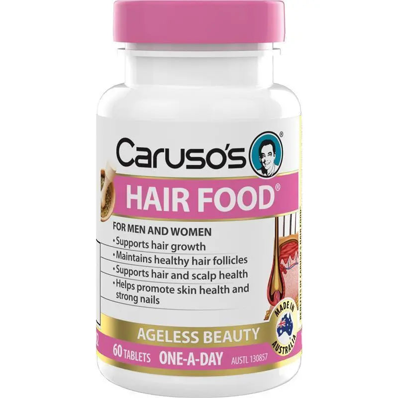 Carusos Hair Food 60 Tabs