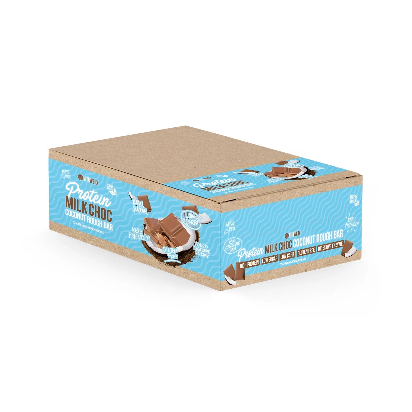 Vitawerx Bar Protein Bar 100g x12