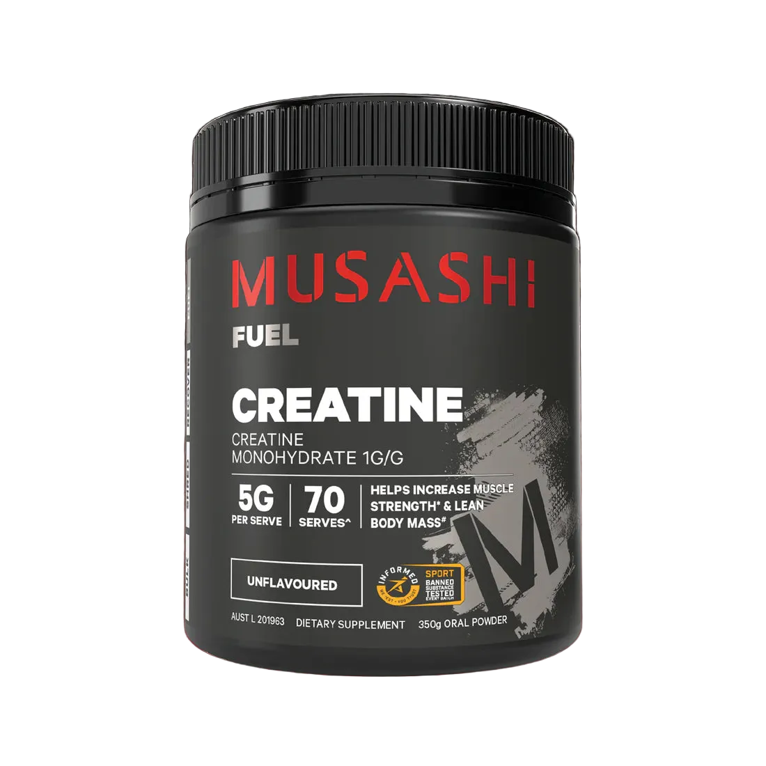 Musashi Creatine Unflavoured 350g