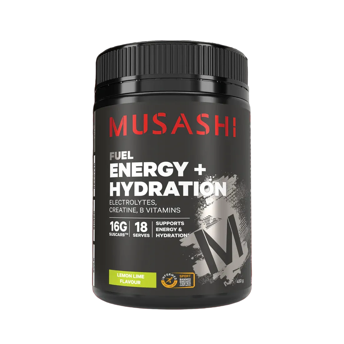 Musashi Energy & Hydration Powder 450g