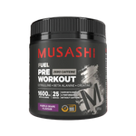 Musashi Pre Workout ZERO Caffeine 225g