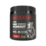 Musashi Pre Workout ZERO Caffeine 225g