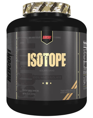 Redcon1 Isotope - Whey Protein Isolate 5lb Peanut Butter Chocolate 2.2kg 71 Serves